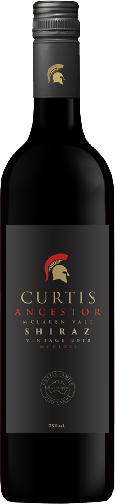 Curtis Family Vineyards Ancestor Shiraz 2018